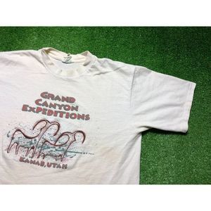 Vintage 90s Canyon Expeditions Kanab Utah Animal Nature Men's Tee Size Lage
